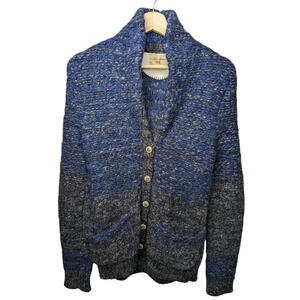 Aritzia Wilfred Free Womens Oversized Wool Blend Thick Button Sweater Cardigan S